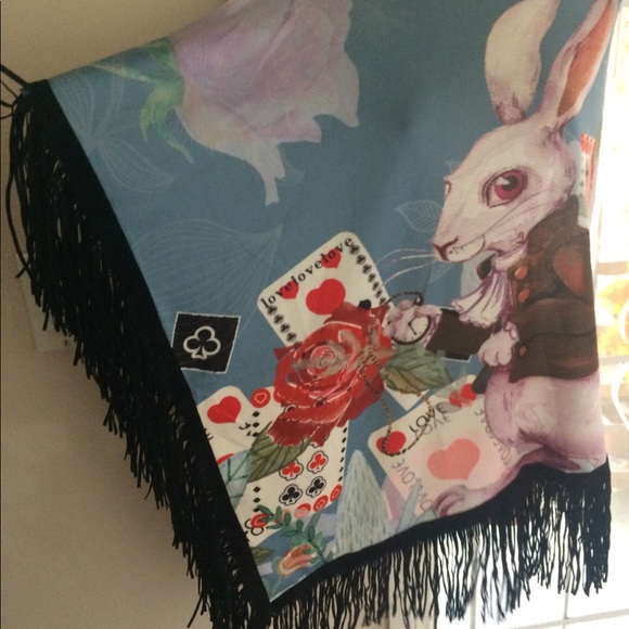 ❤️HOST PICK 🐇 Lucky Hearts White Rabbit Cape❤️ - Picture 6 of 6